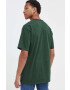 Vans tricou din bumbac culoarea verde neted - Pled.ro