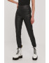 Vero Moda Pantaloni femei culoarea negru mulat high waist - Pled.ro