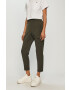 Vero Moda Pantaloni femei culoarea verde - Pled.ro