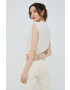 Vero Moda top din amestec de in - Pled.ro