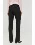 Victoria Beckham pantaloni femei culoarea negru drept high waist - Pled.ro