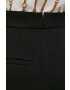 Victoria Beckham pantaloni femei culoarea negru drept high waist - Pled.ro