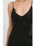 Victoria Beckham rochie culoarea negru maxi drept - Pled.ro