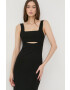 Victoria Beckham rochie culoarea negru mini mulata - Pled.ro