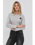 Victoria Victoria Beckham Longsleeve din bumbac - Pled.ro