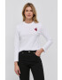 Victoria Victoria Beckham Longsleeve din bumbac - Pled.ro