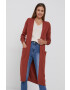 Vila Cardigan femei culoarea bordo light - Pled.ro