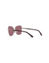 Vogue ochelari de soare femei culoarea bordo - Pled.ro