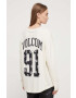 Volcom longsleeve din bumbac culoarea bej - Pled.ro