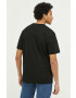 Volcom tricou din bumbac culoarea negru neted - Pled.ro