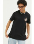 Volcom tricou din bumbac culoarea negru modelator - Pled.ro