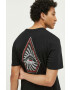 Volcom tricou din bumbac culoarea negru modelator - Pled.ro