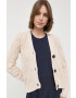 Weekend Max Mara cardigan femei culoarea bej light - Pled.ro