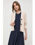 Weekend Max Mara cardigan femei culoarea bej light - Pled.ro