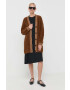 Weekend Max Mara cardigan din lana culoarea maro light - Pled.ro