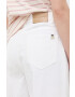 Weekend Max Mara jeansi femei culoarea alb high waist - Pled.ro