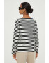 Weekend Max Mara longsleeve din bumbac culoarea bej - Pled.ro