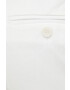 Weekend Max Mara pantaloni femei culoarea alb drept medium waist - Pled.ro