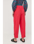 Weekend Max Mara pantaloni de bumbac - Pled.ro