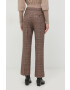 Weekend Max Mara pantaloni de lana - Pled.ro