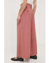 Weekend Max Mara pantaloni de lana culoarea roz drept high waist - Pled.ro