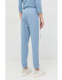 Weekend Max Mara pantaloni de trening din bumbac femei modelator - Pled.ro