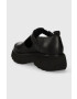 Weekend Max Mara pantofi de piele Arabba femei culoarea negru cu platforma 2355260932600 - Pled.ro