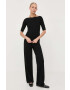 Weekend Max Mara pulover femei culoarea negru light - Pled.ro