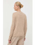 Weekend Max Mara pulover de lana femei culoarea bej - Pled.ro