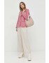 Weekend Max Mara sacou culoarea roz un singur rand de nasturi neted - Pled.ro