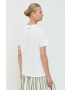 Weekend Max Mara tricou din bumbac culoarea alb - Pled.ro