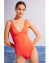 women'secret costum de baie dintr-o bucată Perfect Fit Summer culoarea rosu cupa usor rigidizata - Pled.ro