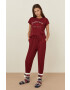 women'secret pijama femei culoarea roz bumbac - Pled.ro