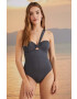 women'secret costum de baie dintr-o bucată LATE NIGHT culoarea albastru marin cupa usor rigidizata 5526321 - Pled.ro