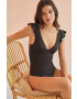 women'secret costum de baie dintr-o bucată PERFECT FIT 1 culoarea negru cupa rigidizata 5525796 - Pled.ro