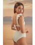 women'secret costum de baie dintr-o bucată PERFECT FIT SUMMER culoarea alb cupa usor rigidizata 5525815 - Pled.ro