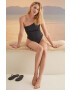 women'secret costum de baie dintr-o bucată PERFECT FIT SUMMER culoarea negru cupa usor rigidizata 5525828 - Pled.ro