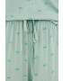 women'secret pijama La Vecina Rubia femei culoarea verde 3136947 - Pled.ro