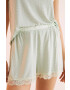 women'secret pijama SPRING SOFT TOUCH femei culoarea verde 4755867 - Pled.ro