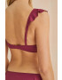 women'secret sutien de baie FOLK SUNSET culoarea bordo cupa usor rigidizata 6485411 - Pled.ro