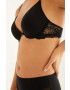 women'secret sutien FEMININE MICRO culoarea negru dantela modelator 3545726 - Pled.ro