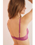 women'secret sutien SUMMER FEMININE culoarea violet dantela neted 4025153 - Pled.ro