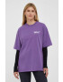 Won Hundred tricou culoarea violet cu imprimeu - Pled.ro