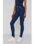 Wrangler jeansi femei culoarea roz high waist - Pled.ro