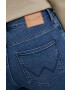 Wrangler jeansi High Rise Skinny Indigo Sea - Pled.ro