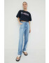 Wrangler jeansi Mom Straight femei - Pled.ro