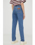 Wrangler jeansi Mom Straight Winter Hue femei high waist - Pled.ro