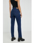 Wrangler jeansi Straight Dream Blue femei high waist - Pled.ro