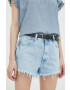 Wrangler pantaloni scurti jeans Festival femei neted high waist - Pled.ro