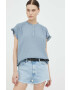 Wrangler pantaloni scurti jeans Festival femei neted high waist - Pled.ro